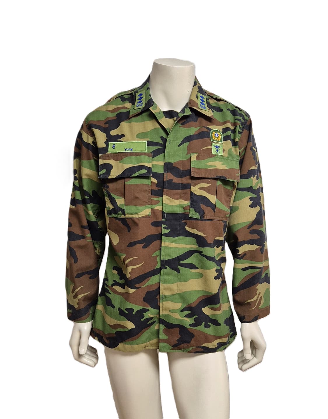 공군 구형 의무 대위 후기형 하계 전투복 상의 자켓 (M) 상품이미지1