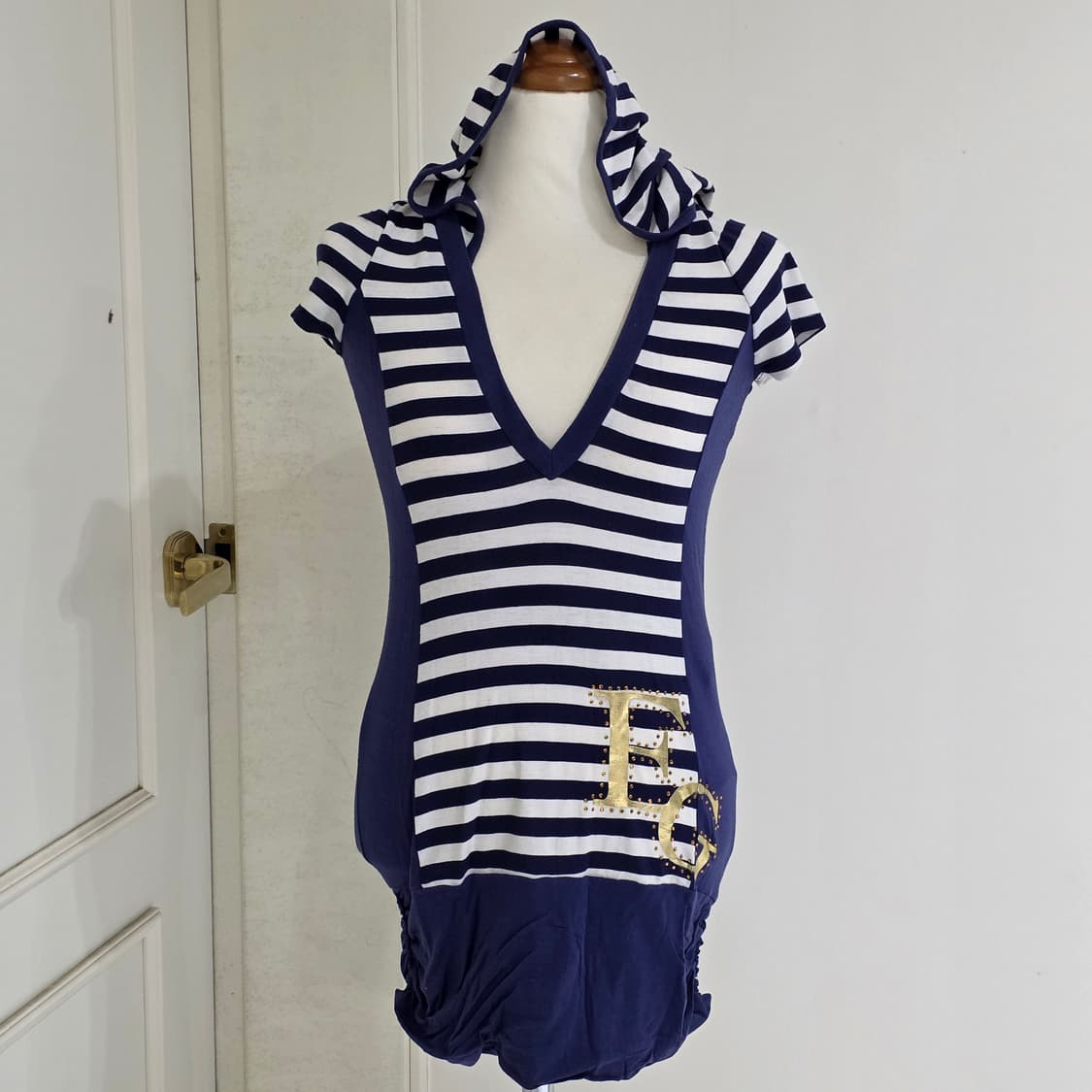 에고이스트 빈티지 대대장 y2k 90s00s 너드모리걸 후드롱슬리브 상품이미지2