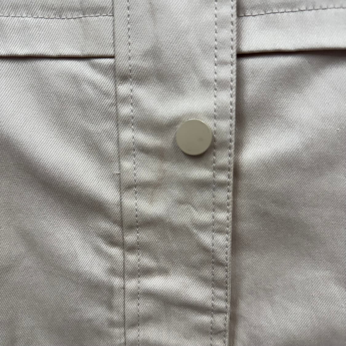 안나수이 폭스퍼 카라 코튼 하프 파카 소매퍼 디테일 베이지 상품이미지8