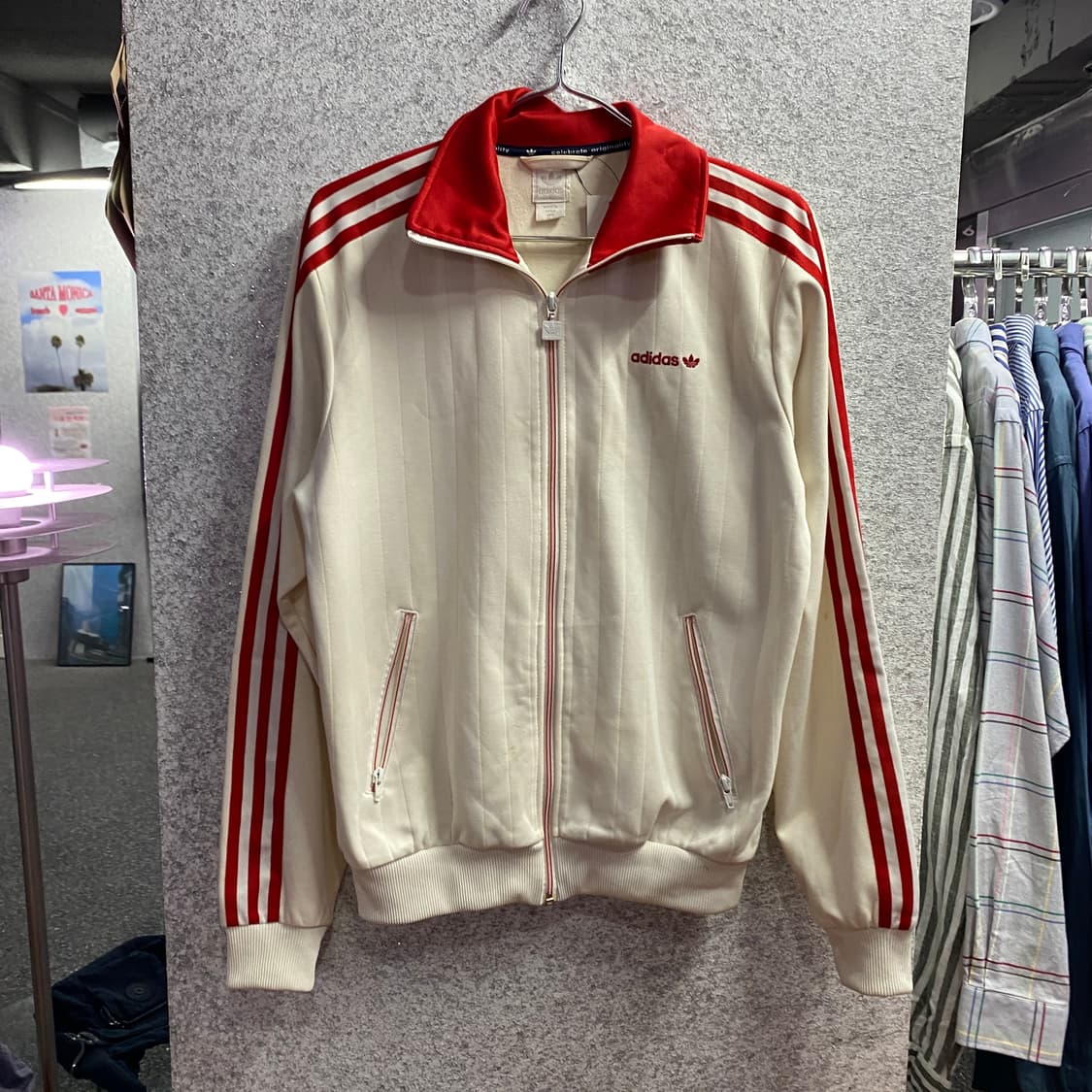 아디다스 베켄바우어 와플 트랙탑 화이트 져지 B4506 상품이미지2