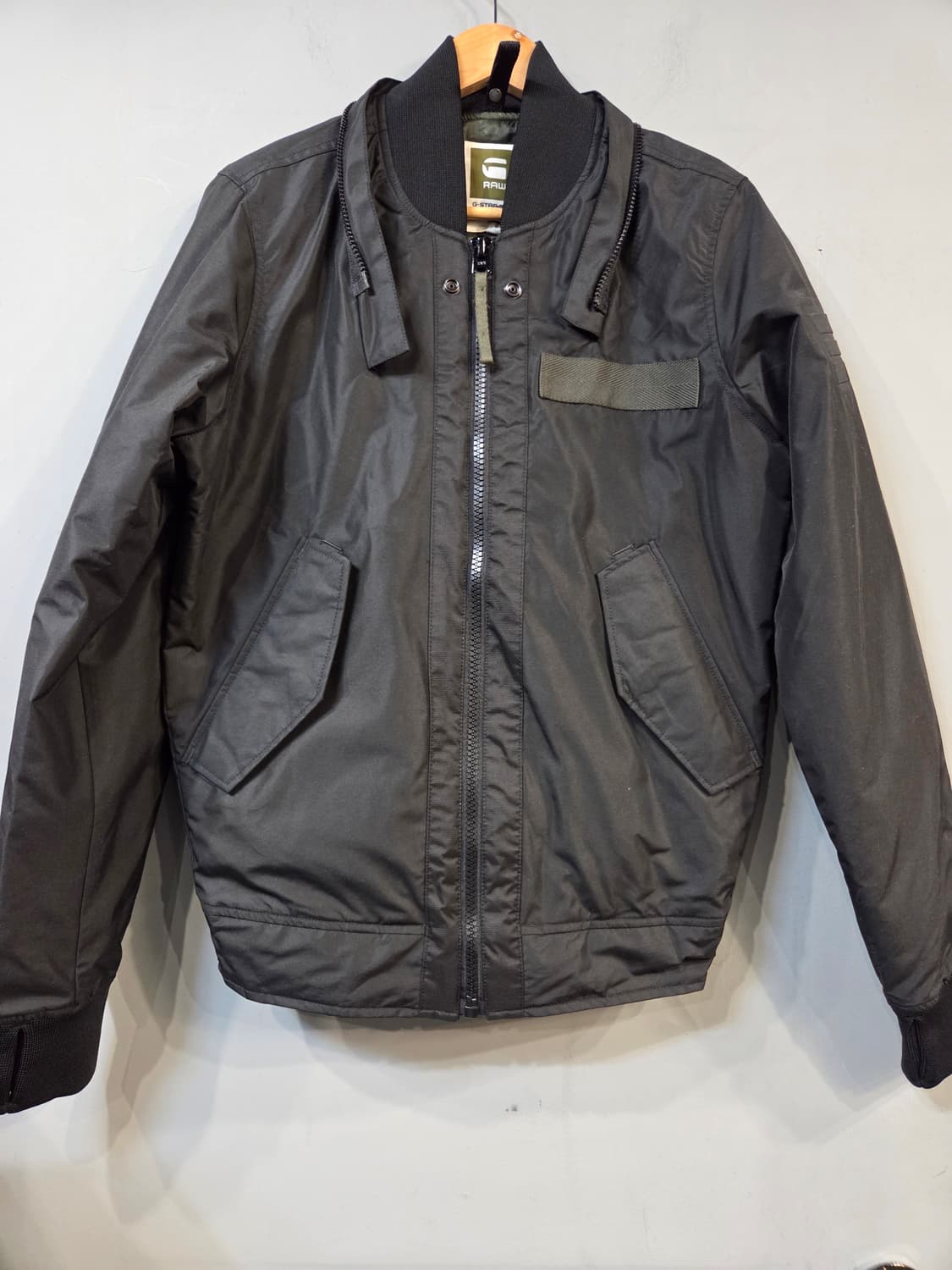 G-STAR 후드 블랙 패딩 점퍼(M/남여 공용) 상품이미지9