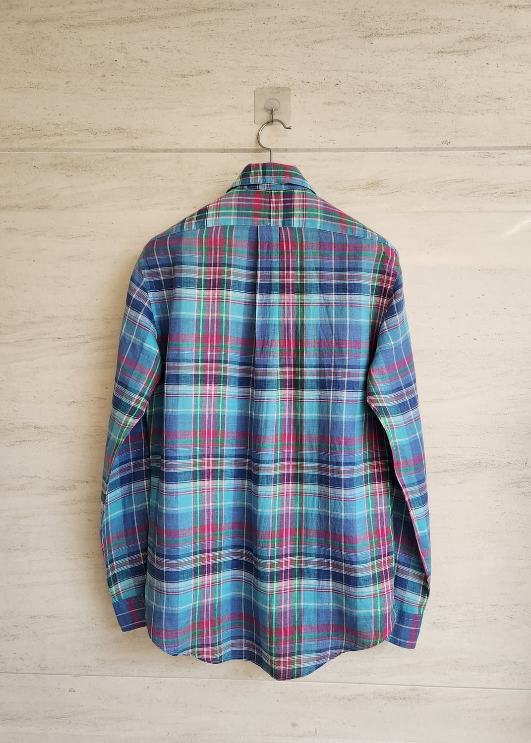 폴로랄프로렌 체크 린넨 셔츠 95사이즈 상품이미지4