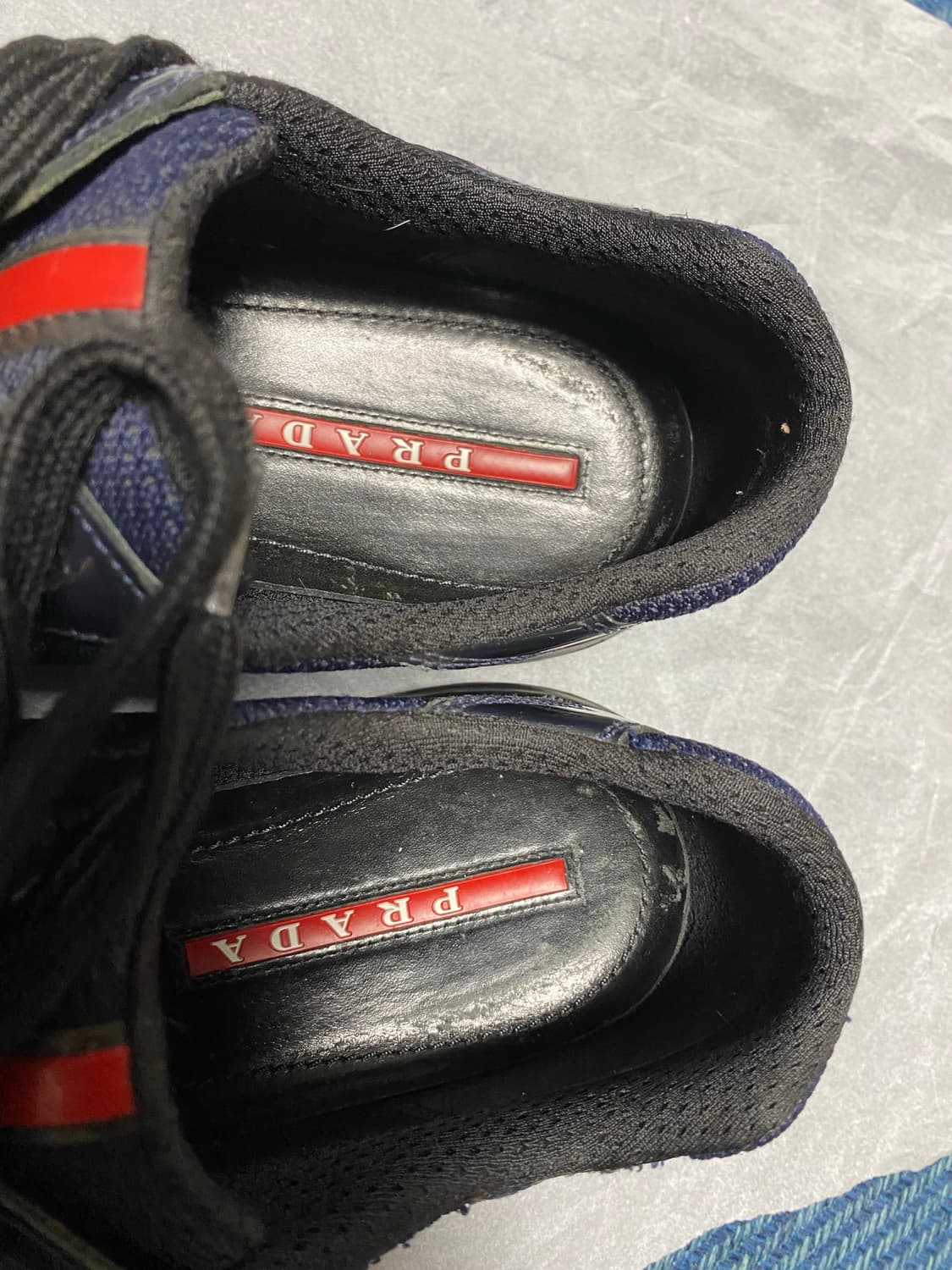 프라다 아메리칸 컵 UK 8.5 네이비 상품이미지8