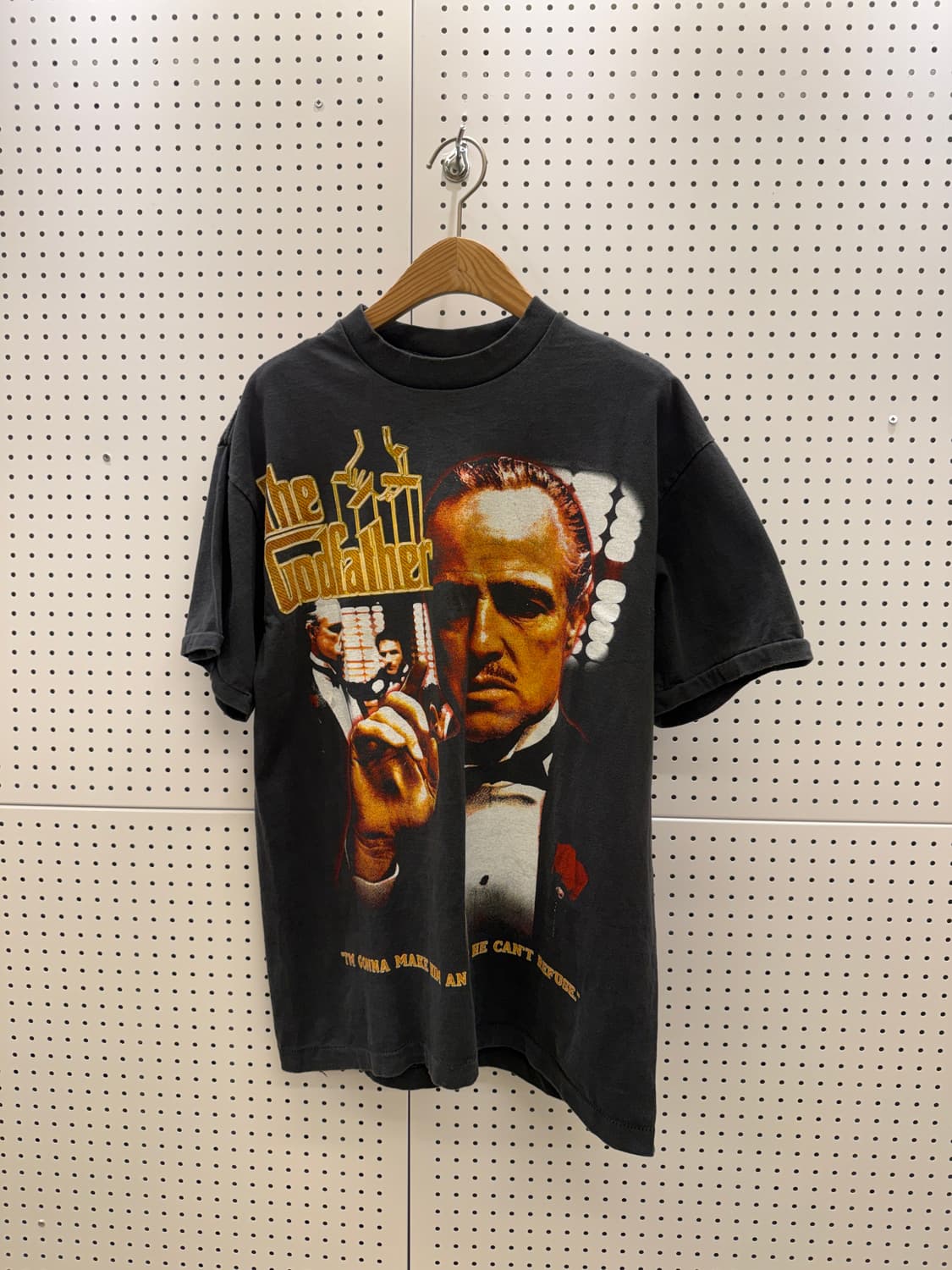 빈티지 The Godfather 영화 그래픽 반팔 티셔츠 U1302 상품이미지2