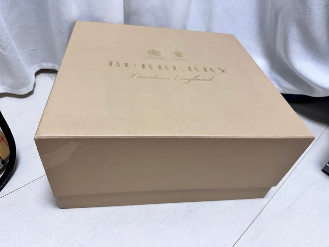 버버리 체크 배너 토트/숄더백 미디움 상품이미지6