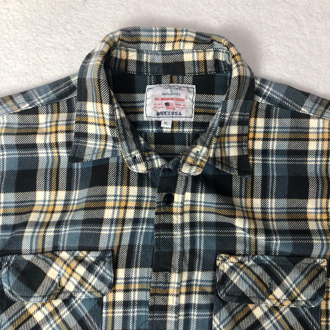 아비렉스 USA 체크셔츠  상품이미지4