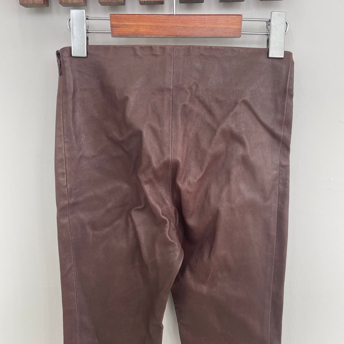 13fw 발렌시아가 레더 슬램 팬츠 상품이미지5