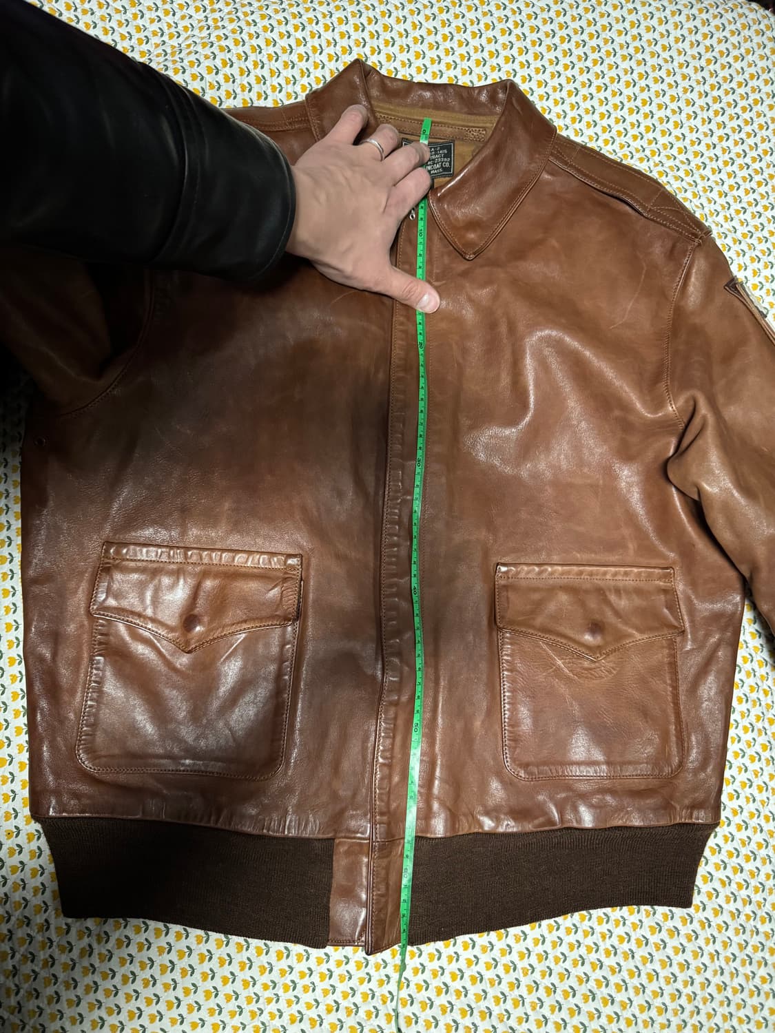 이스트맨레더 A2자켓 44size 상품이미지10