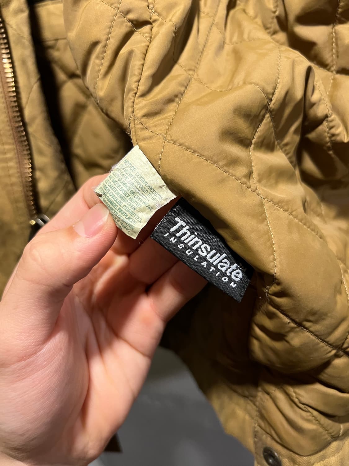 [L]L.L.Bean 엘엘빈 체크 라이닝 브라운 왁스 헌팅자켓 상품이미지7