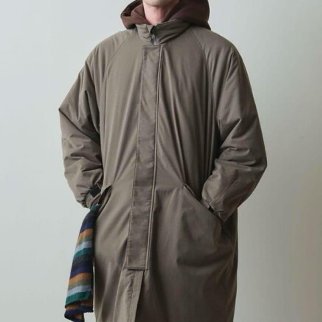 스티븐 알란 24aw 패디드 스탠 오버 코트 상품이미지1