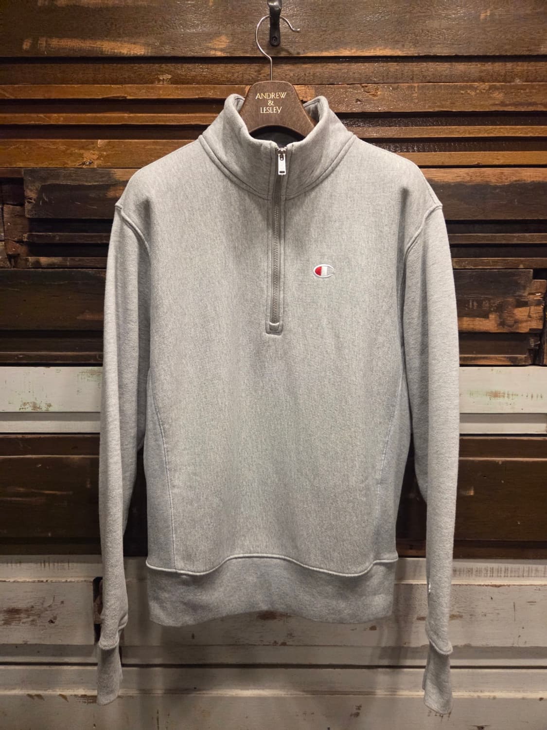 챔피온 리버스위브 짚업스웻 상품이미지1