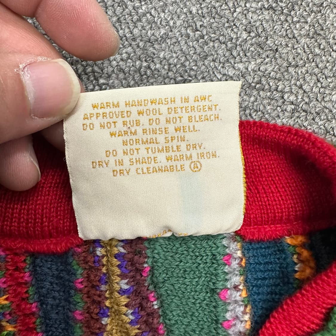 빈티지 케이블 가디건 상품이미지4