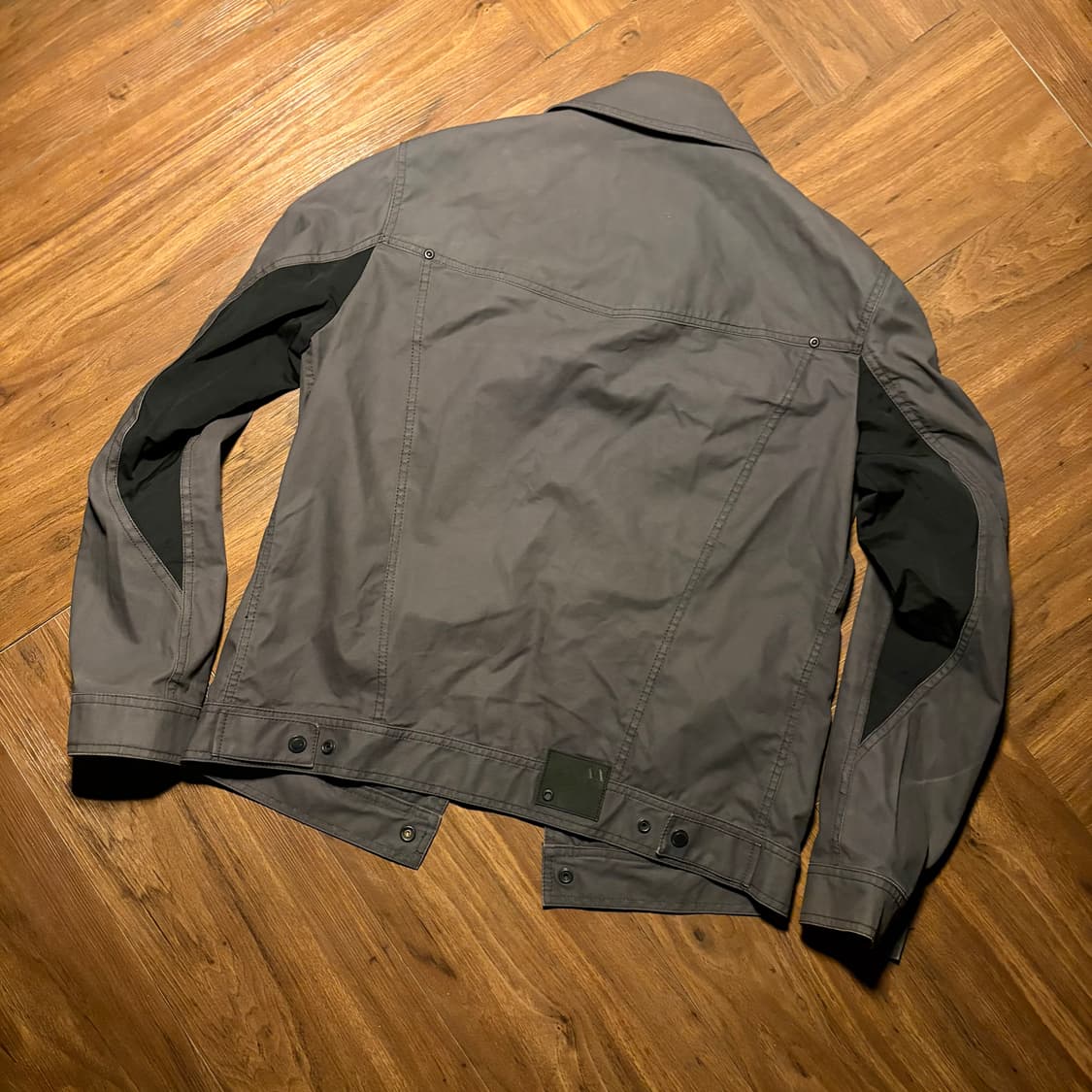 Armani exchange paneled cotton trucker 상품이미지8