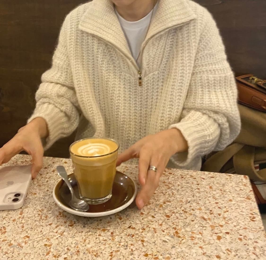 바쉬 오버사이즈 풀오버 블랑 에크루 아이보리 바앤쉬 상품이미지7