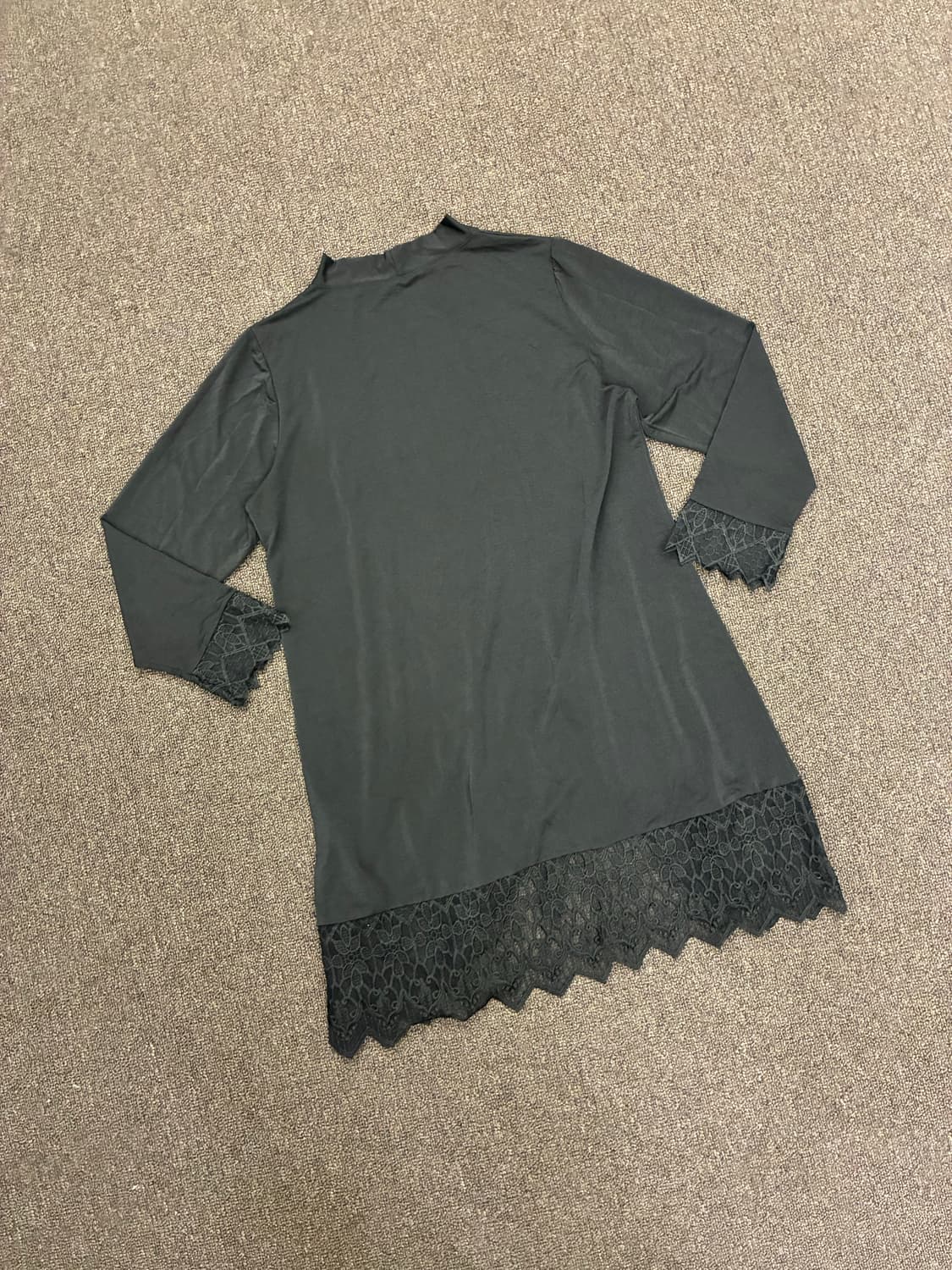 M-L)Japanese vintage 여성 레이스 디테일 가디건 상품이미지6
