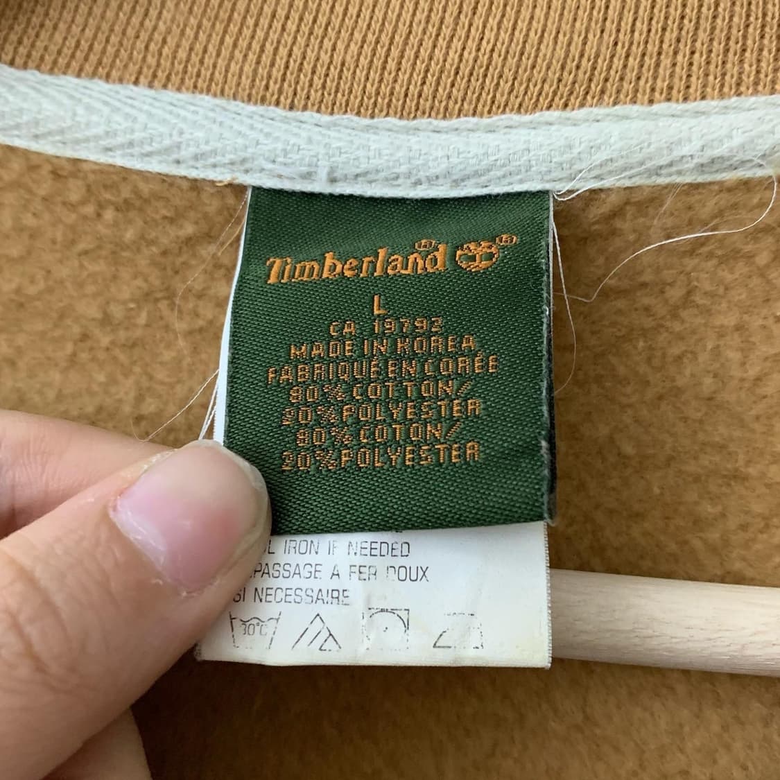 팀버랜드 머스타드 빅로고 스웻셔츠 상품이미지4