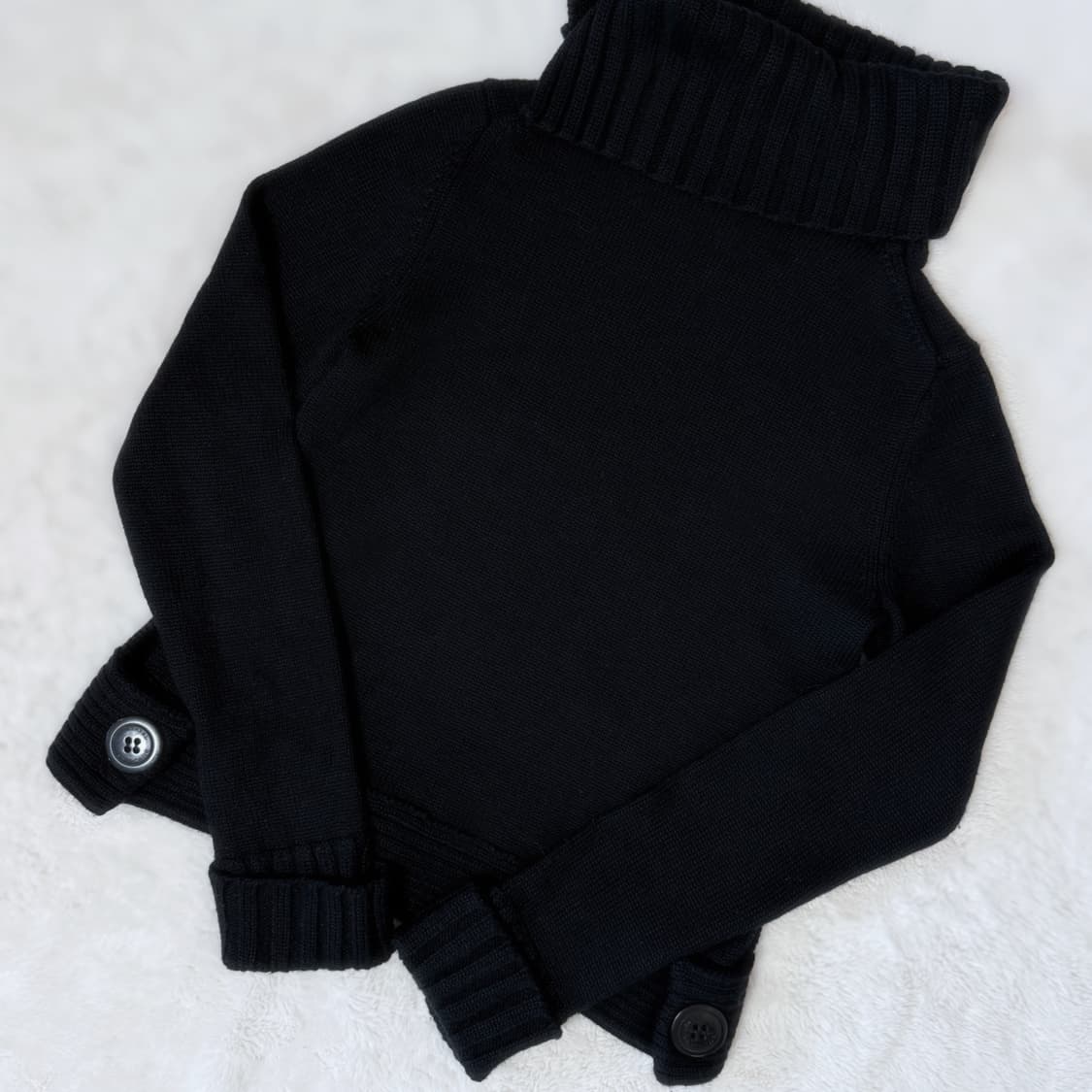 Burberry 버버리 블루라벨 히메갸루 오네갸루 솜사탕 목폴라 니트 상품이미지4