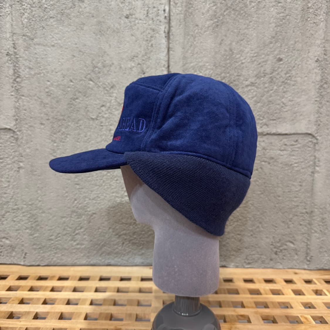 90s 빈티지 이탈리아 레이싱 플리스 캡 상품이미지4