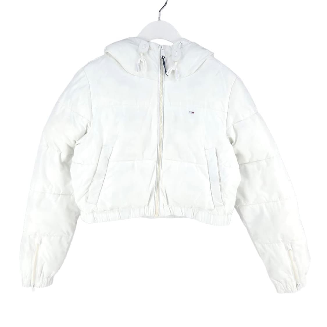 [여S]타미힐피거 화이트 폴리충전 크롭 패딩[Y5C-048] 상품이미지1