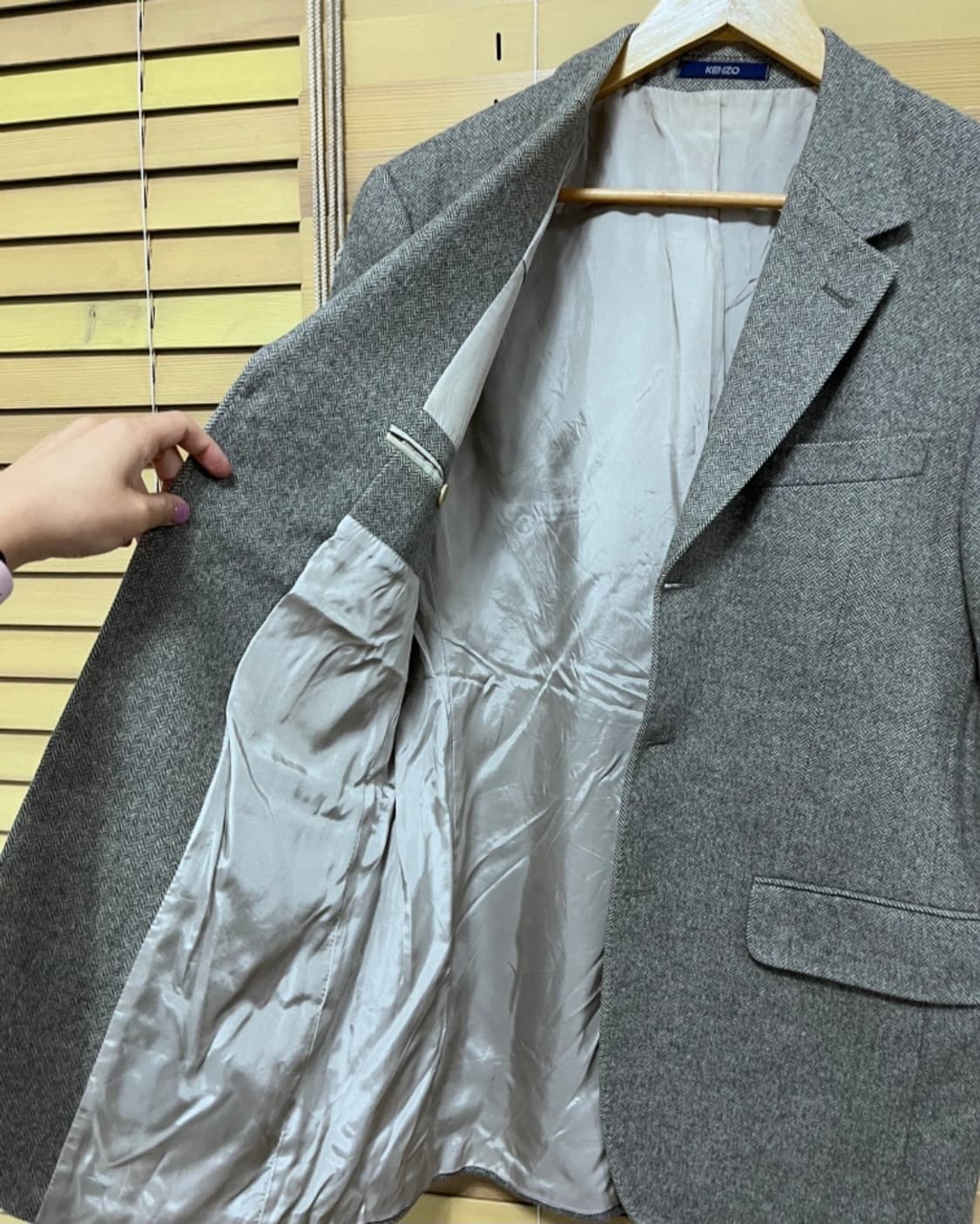 겐조 헤링본캐시미어 자켓
 상품이미지3