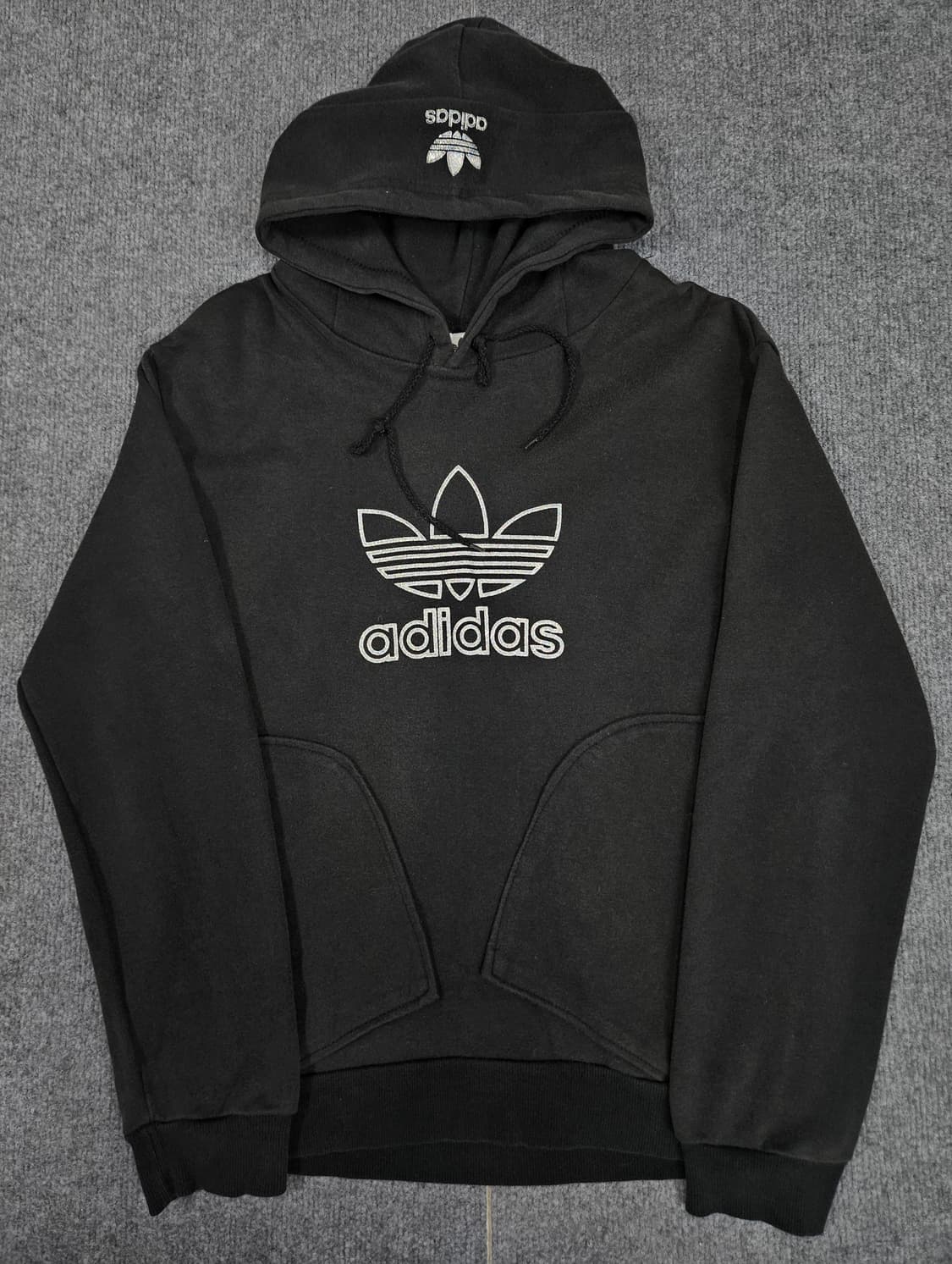 아디다스 올드스쿨 실버로고 오버핏 급처 상품이미지1