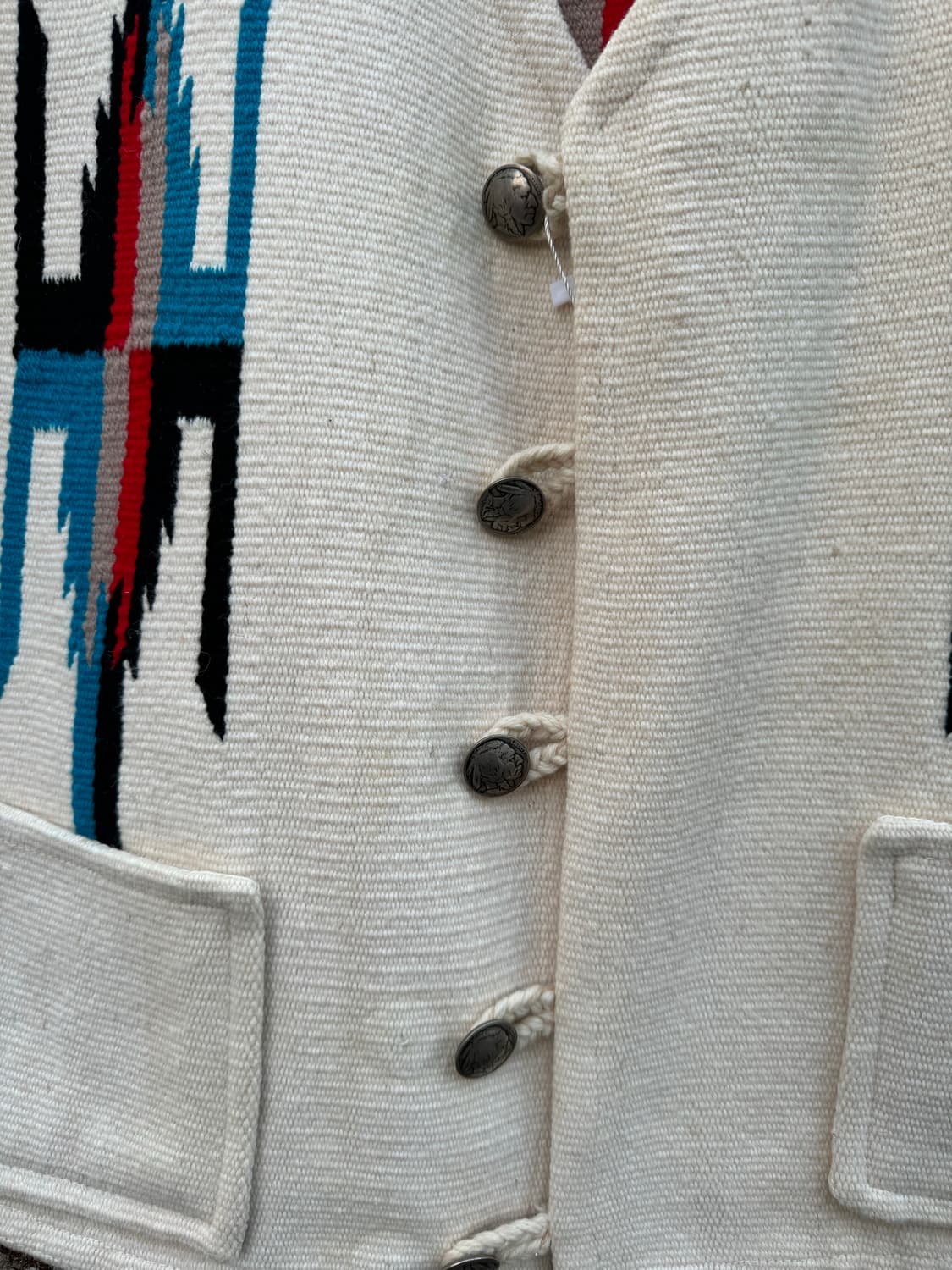 40s ~ 50s 빈티지 오르테가 치마요 베스트 나바호 웨스턴 빅사이즈 상품이미지6