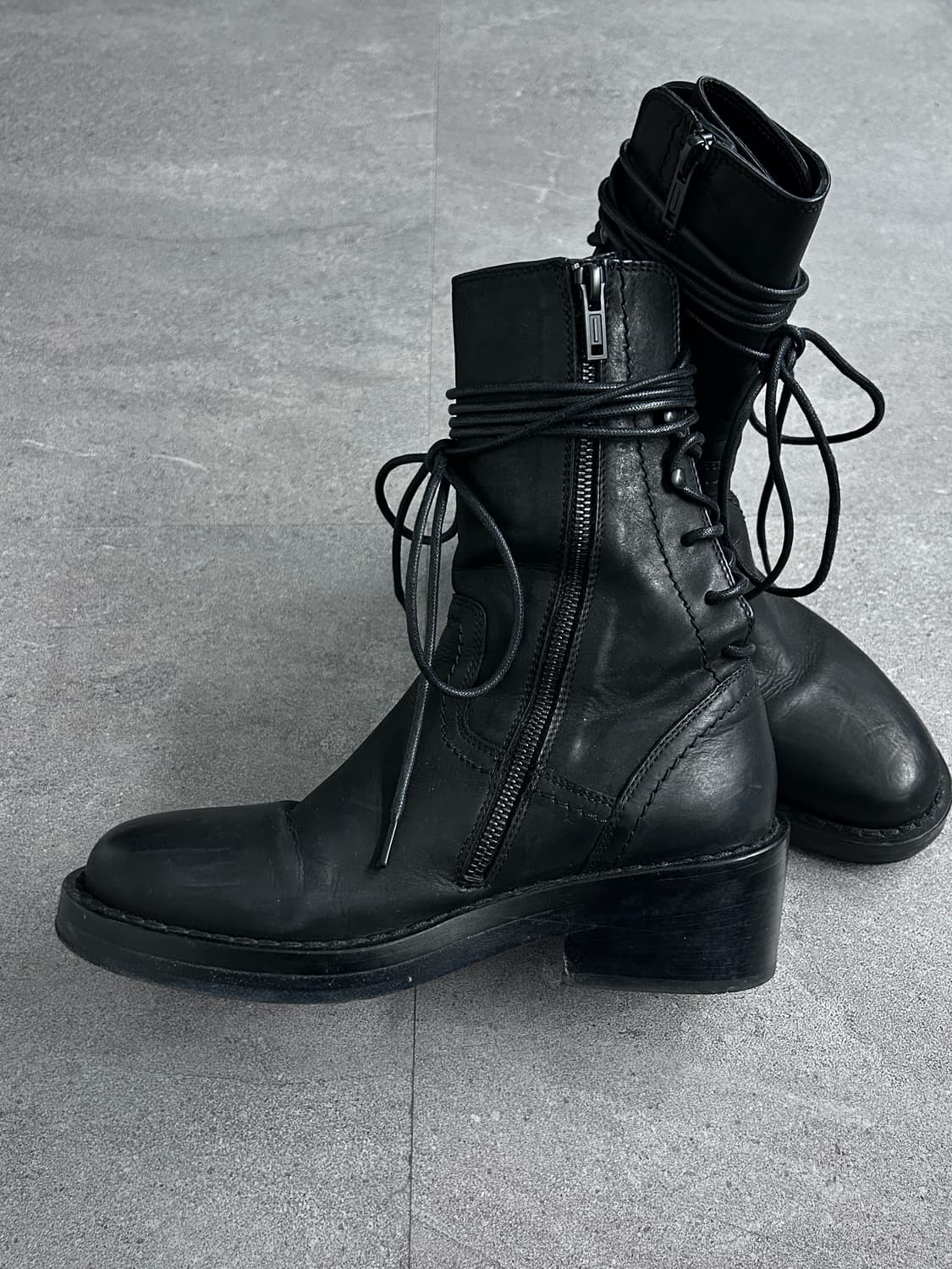 앤드뮐미스터 백 레이스업 부츠 상품이미지4