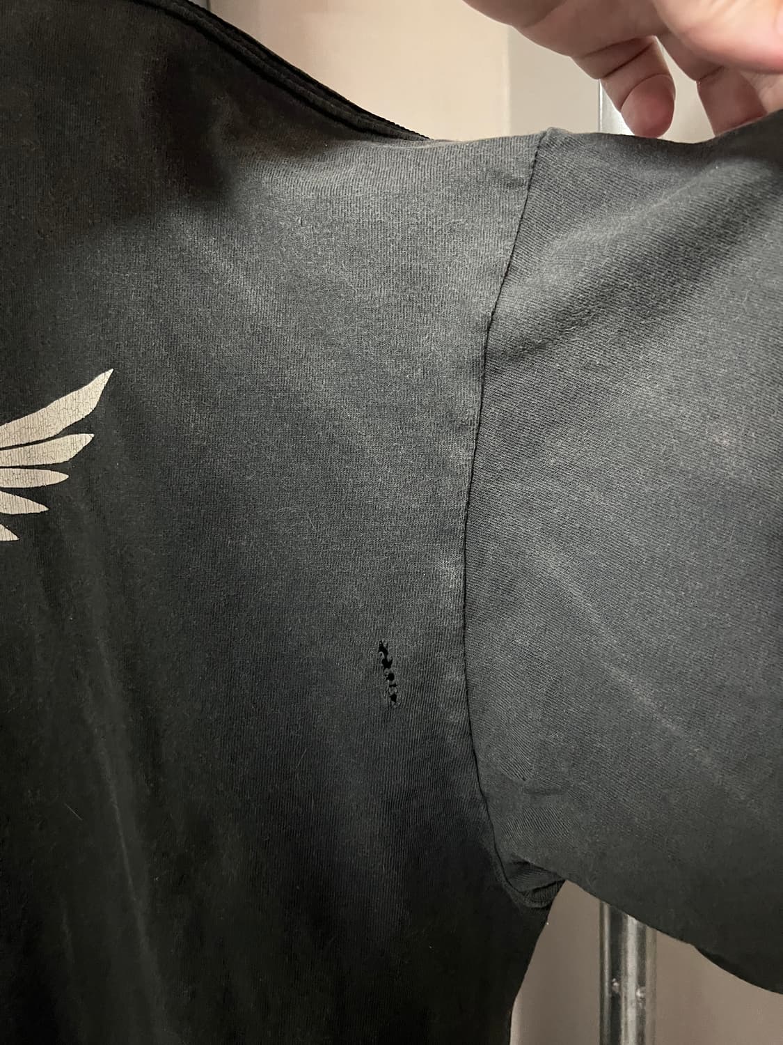 네이버후드x세인트 마이클 STHD 티셔츠 (크림) 상품이미지3