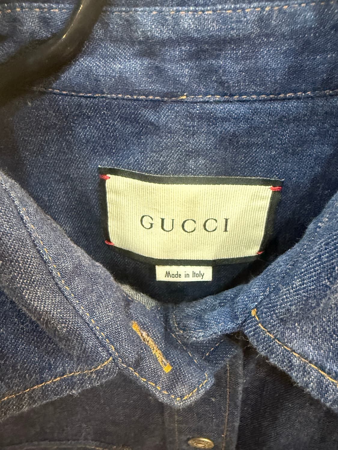 44/66 정품 구찌 데님셔츠 팝니다 상품이미지2