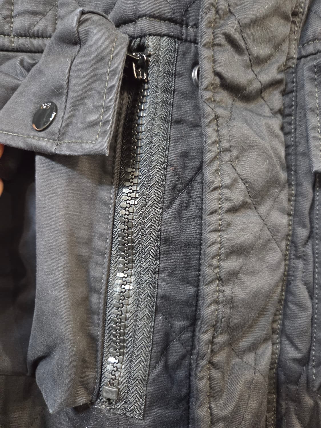 G-STAR프리미엄 트윌 원단의 경량 퀼팅 후드 자켓(S) 상품이미지7