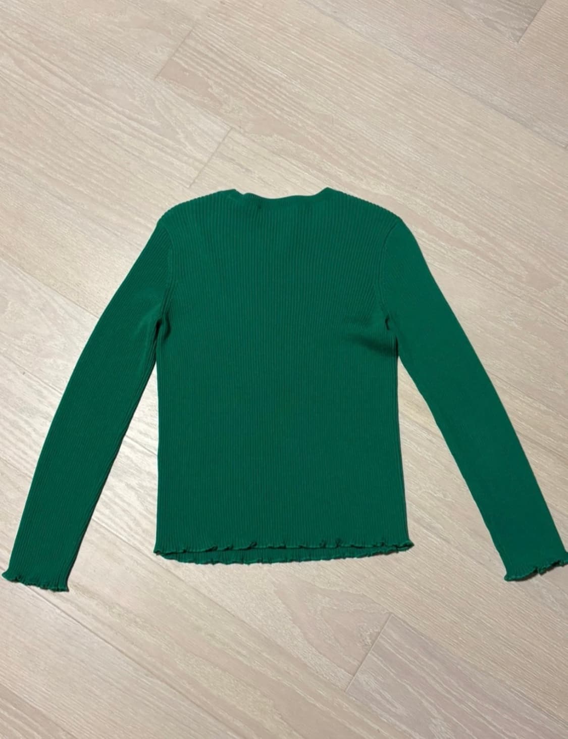 A.P.C. 녹색 리브 니트 S 상품이미지4