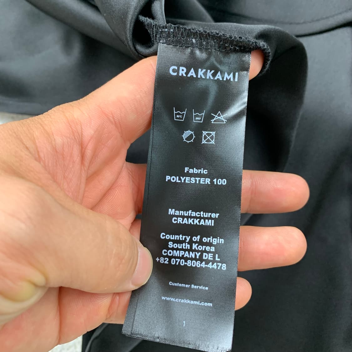 CRAKKAMI 크랙엠아이 오버핏 하프 셔츠 블랙 상품이미지7