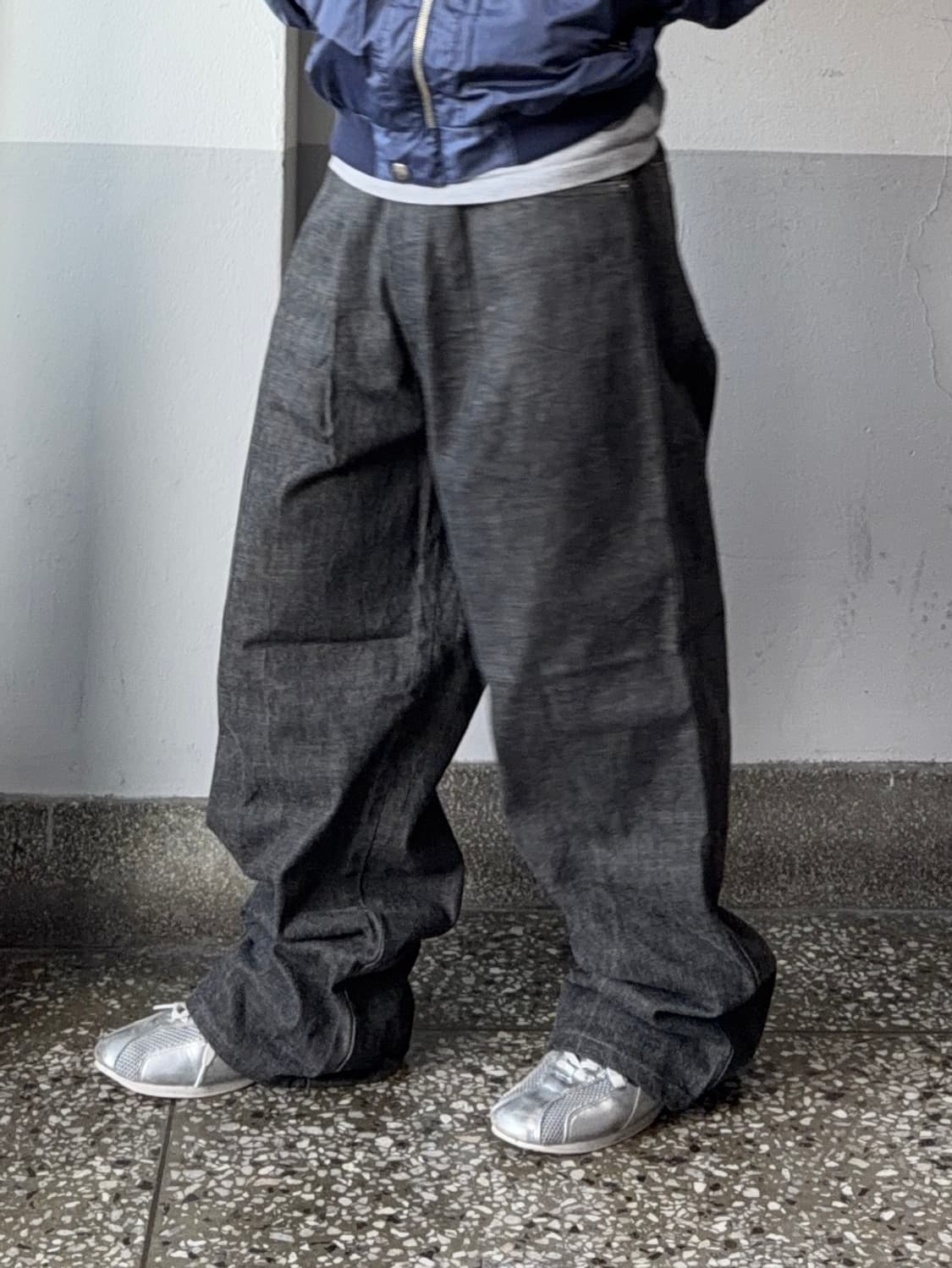 빈티지 자수 힙합팬츠 상품이미지2