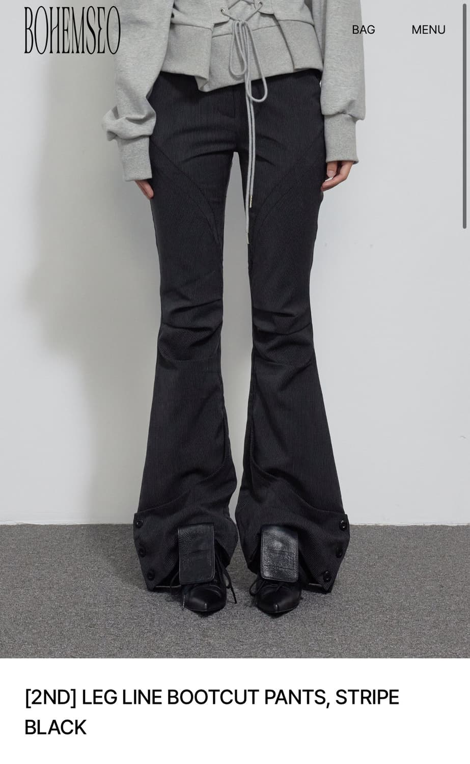 <구해요>보헤미안서울 레그라인 부츠컷 팬츠 상품이미지1