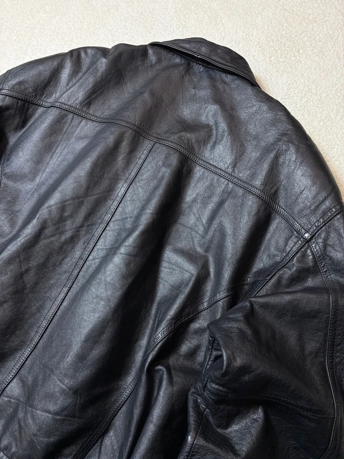 WinStan 90's A-1 리얼 레더 봄버 자켓 PN6377 상품이미지7