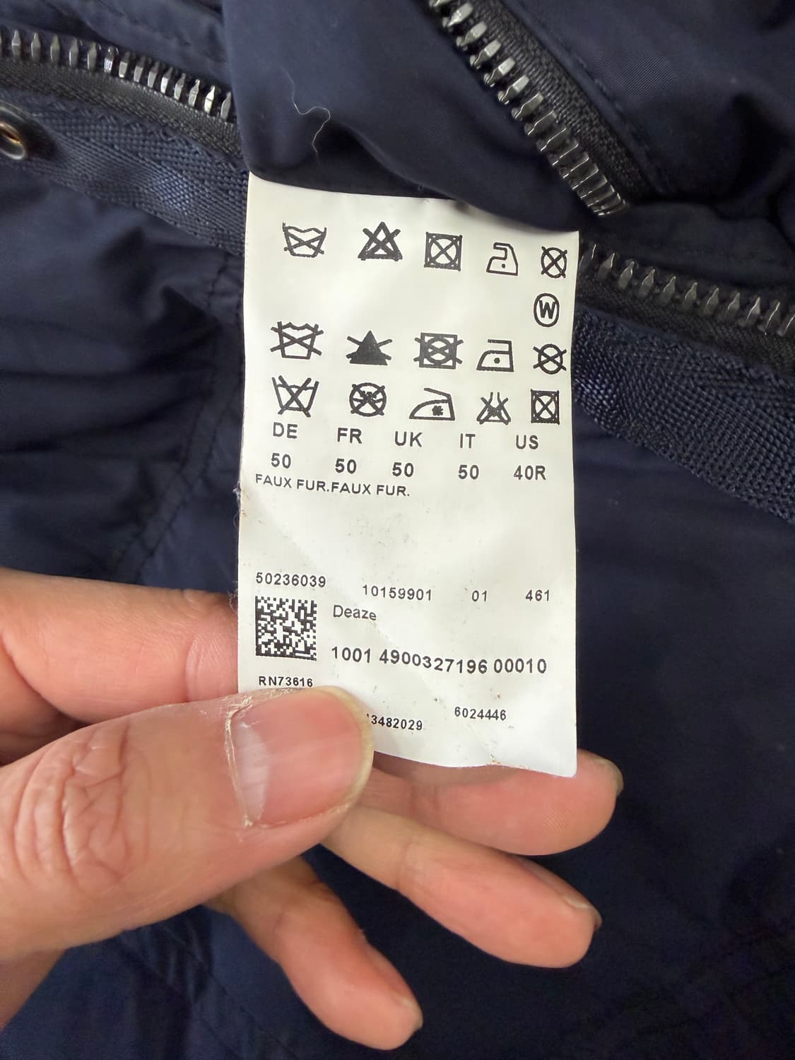 정품) 휴고보스 남성 후드퍼 패딩 50(XL) 상품이미지8