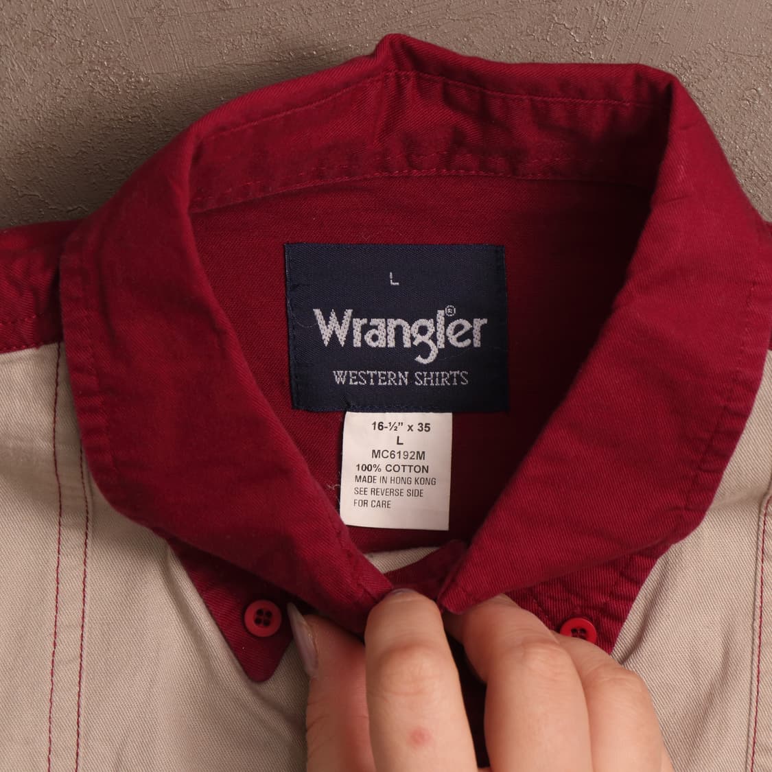 랭글러 웨스턴 코튼 셔츠 A1570 상품이미지3