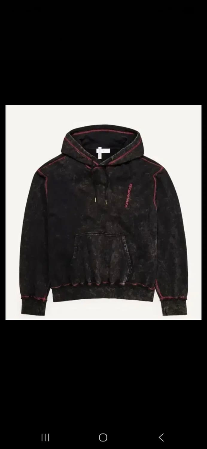 H&M 글렌마틴스  블랙 후드 셋업 상품이미지1