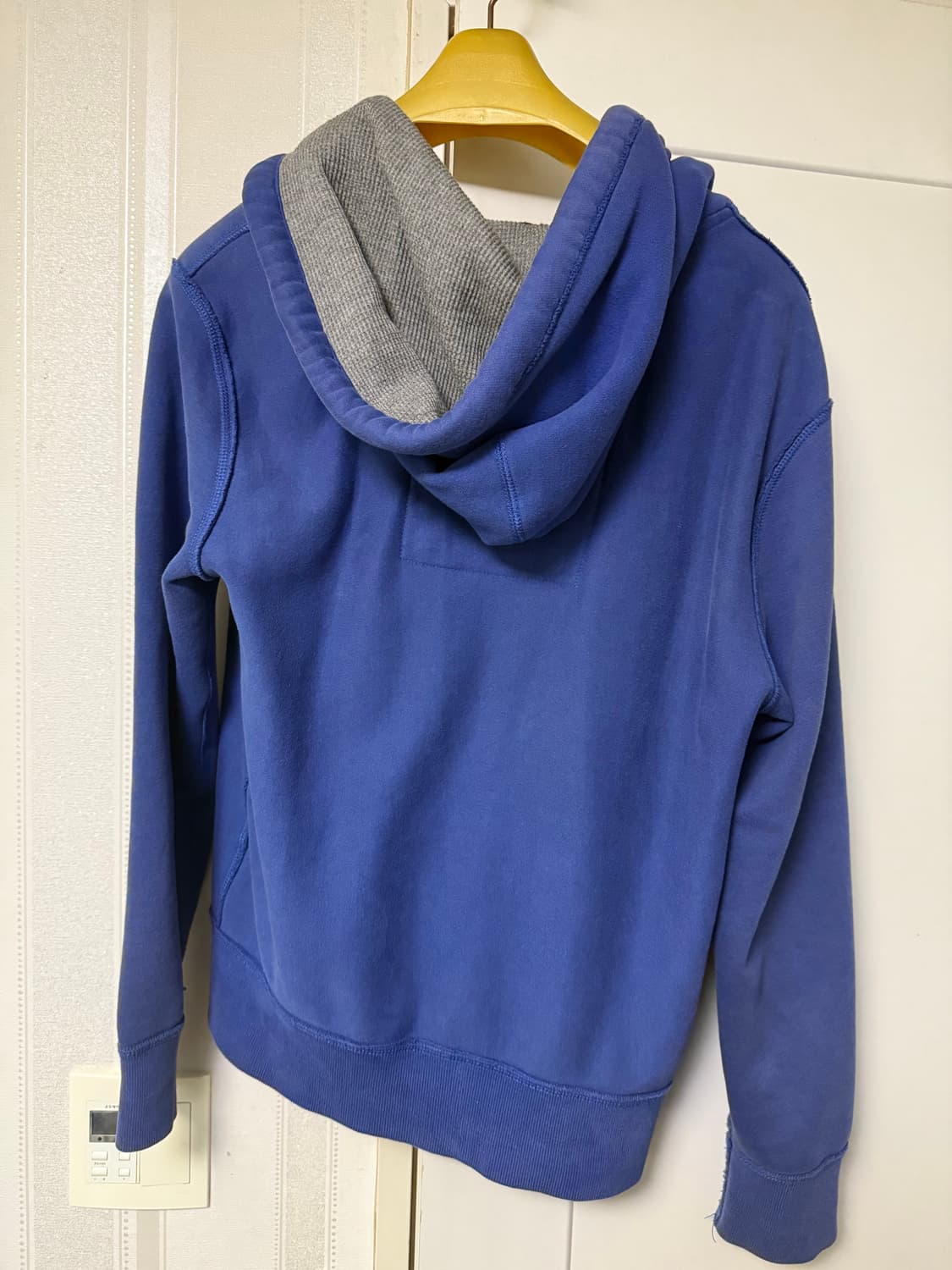 (M) 머슬핏 양홍원핏 나와버림 아베크롬비 후드집업 블루 상품이미지2