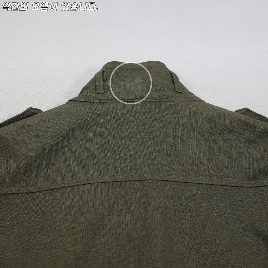 (착용컷) 유니클로 밀리터리 린넨 자켓 (남성용 100) 상품이미지9
