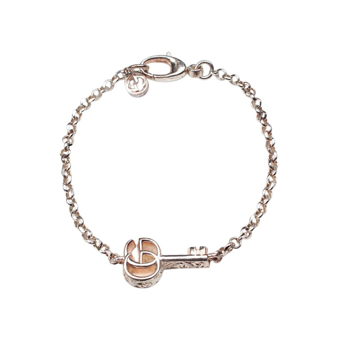 구찌 로고 키 925 실버 체인 팔찌 상품이미지1