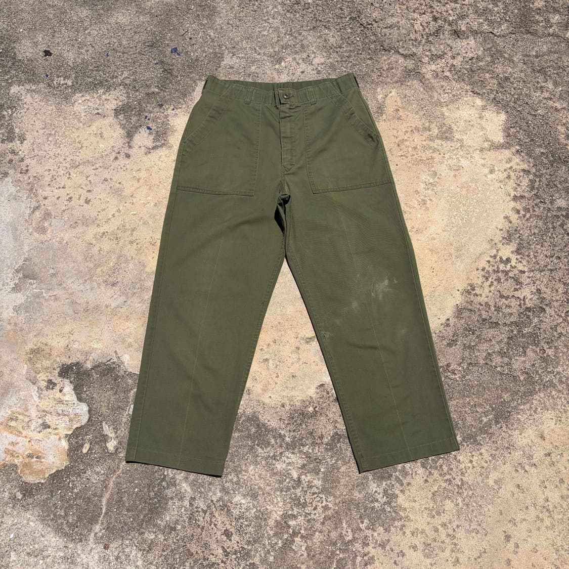 70s-80s US ARMY OG-507 퍼티그 팬츠 32 상품이미지1