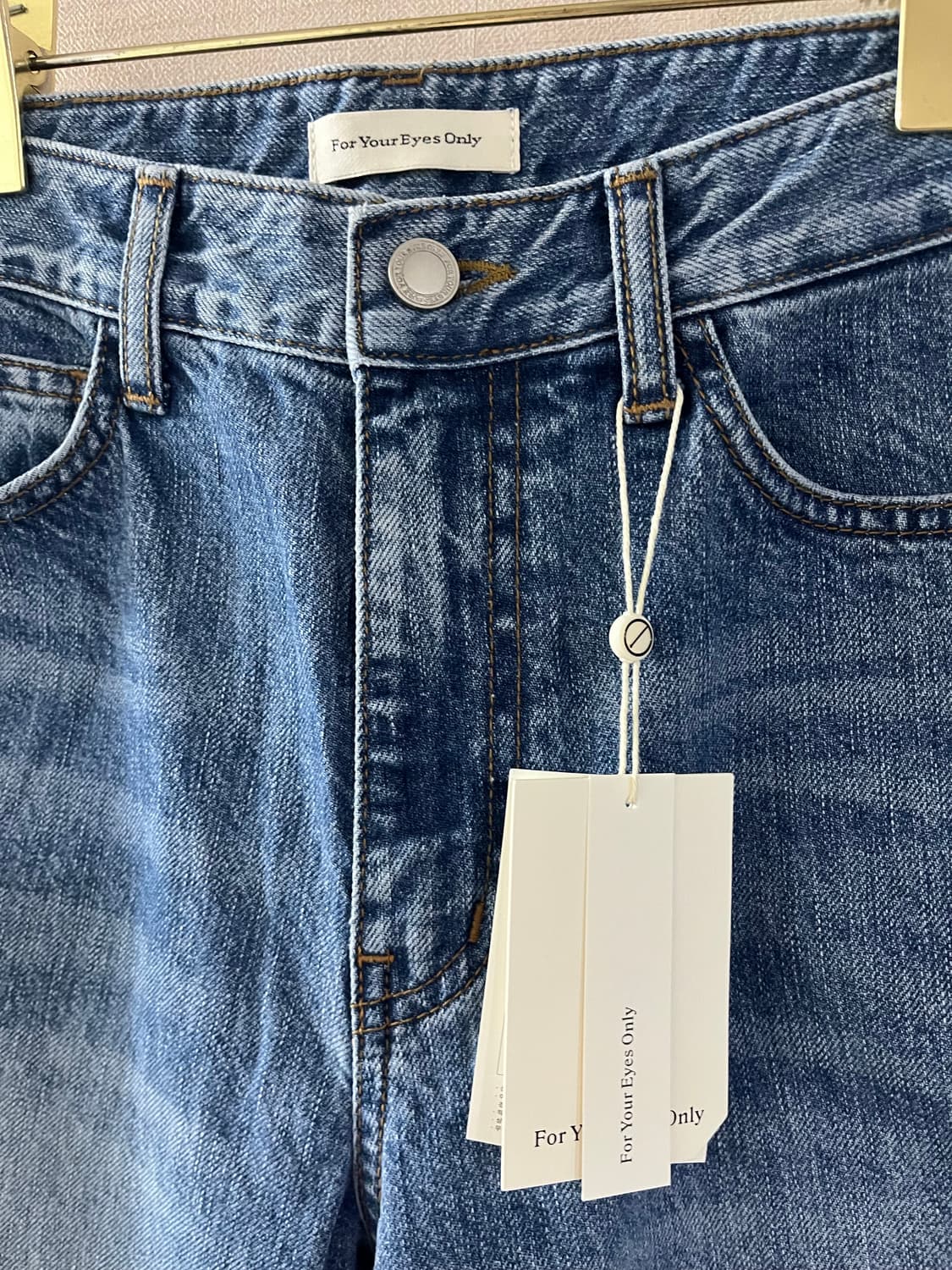 포유온 Romy straight crop denim(36) 상품이미지6