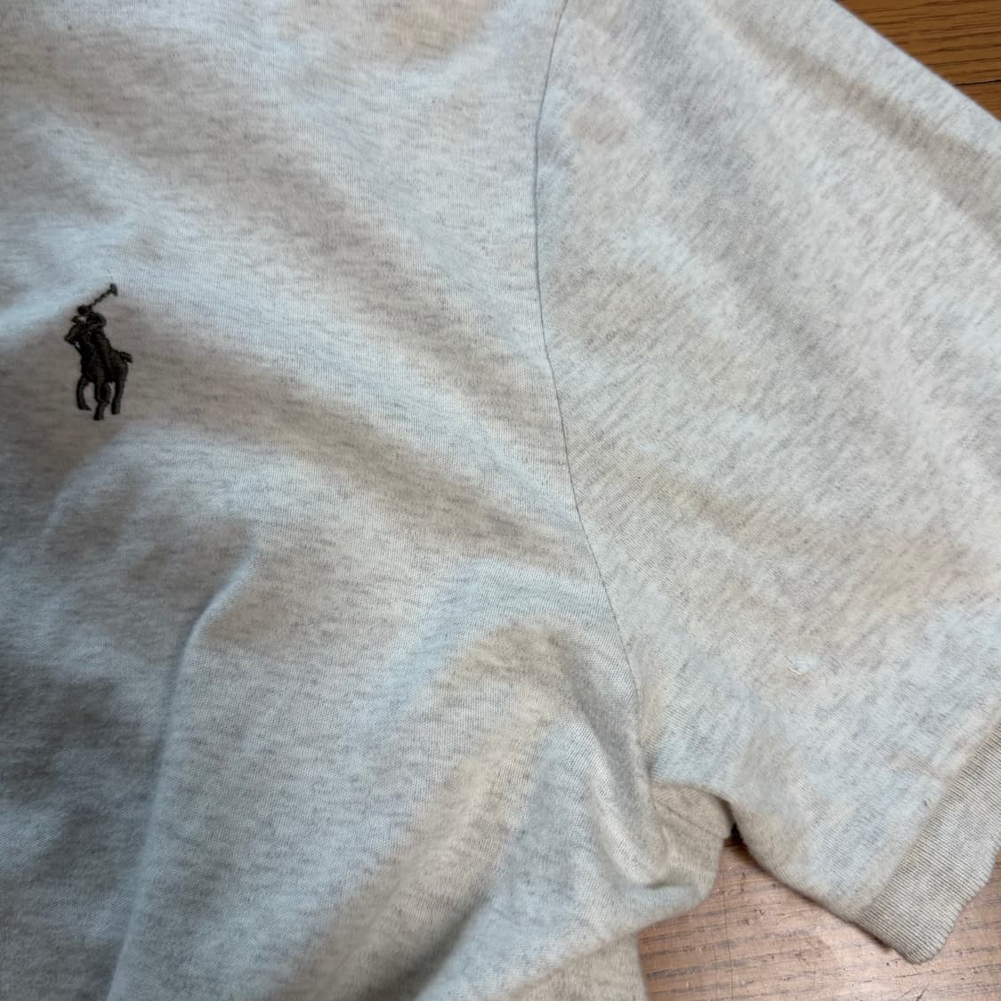 폴로 랄프로렌 오트밀 PK 반팔 티셔츠  상품이미지4