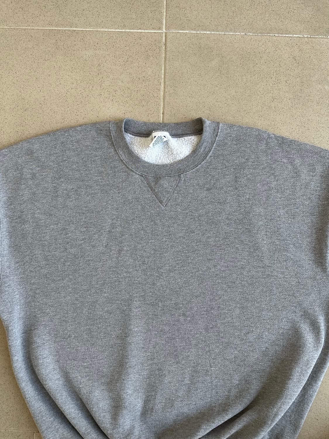 90s 빈티지 러셀 스웻셔츠 그레이 XL 상품이미지4