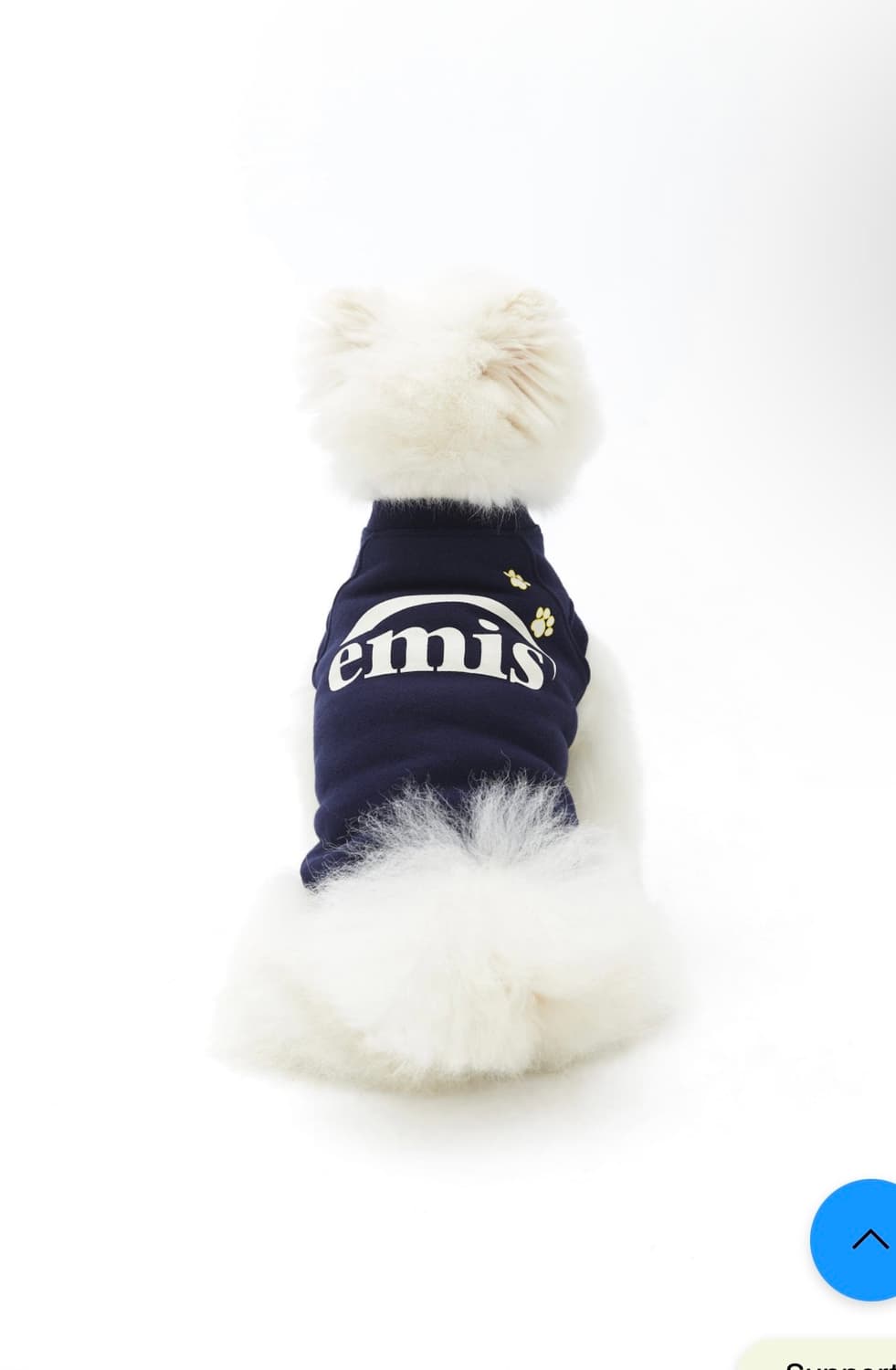 emis 이미스 강아지 티셔츠 (네이비) 상품이미지5