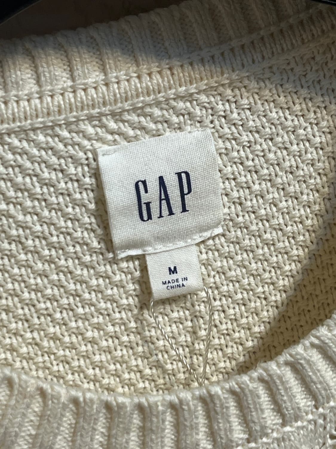 갭 아이보리 케이블 니트 (344) 상품이미지4