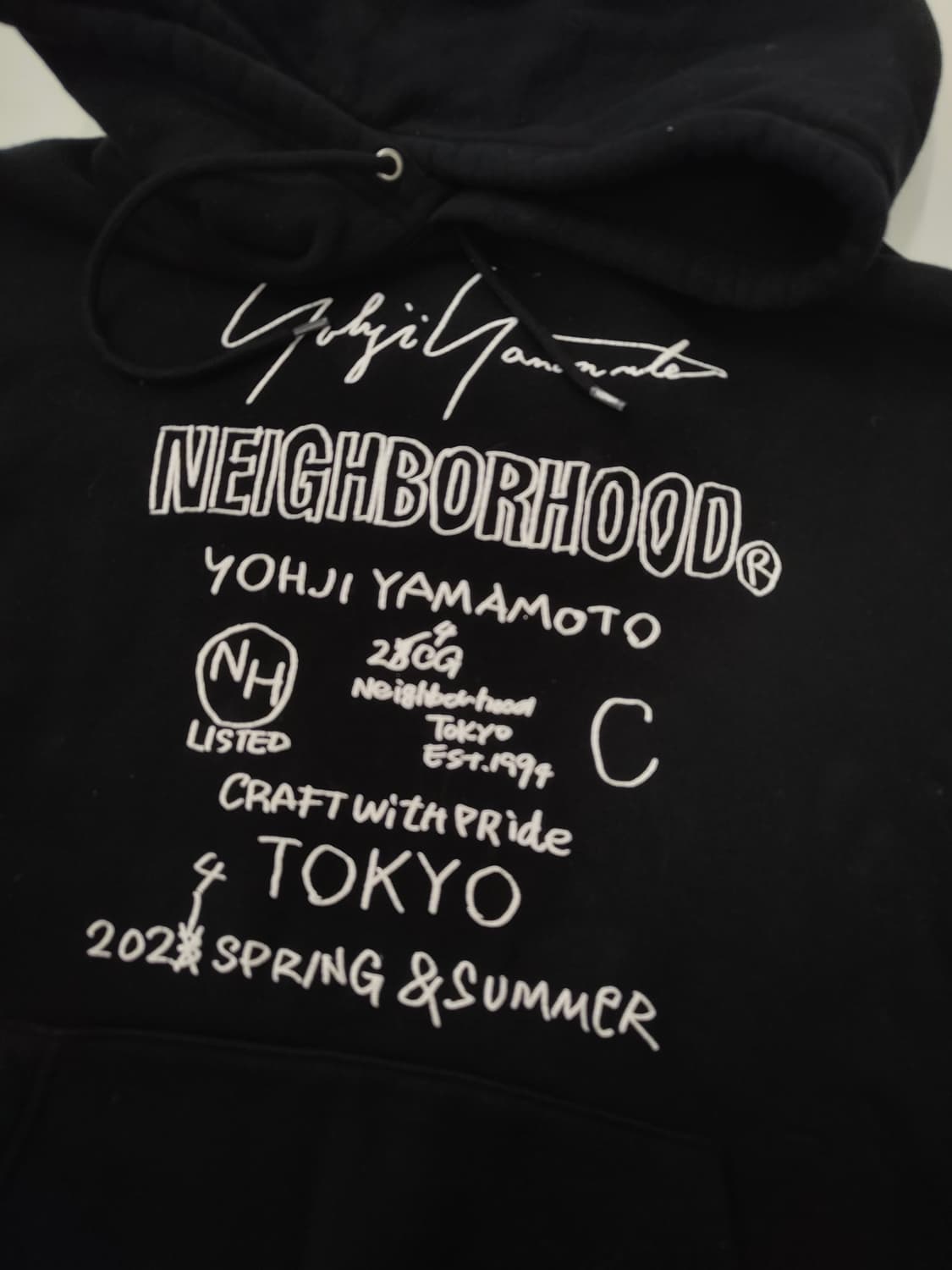 요지야마모토 네이버후드 후디 상품이미지2