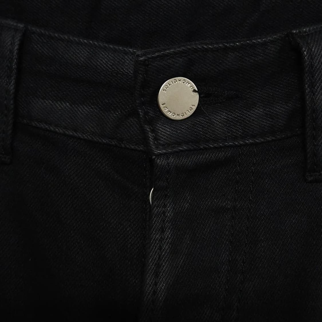 32)SOLID HOMME 솔리드옴므 블랙워싱 데님 청바지 상품이미지3