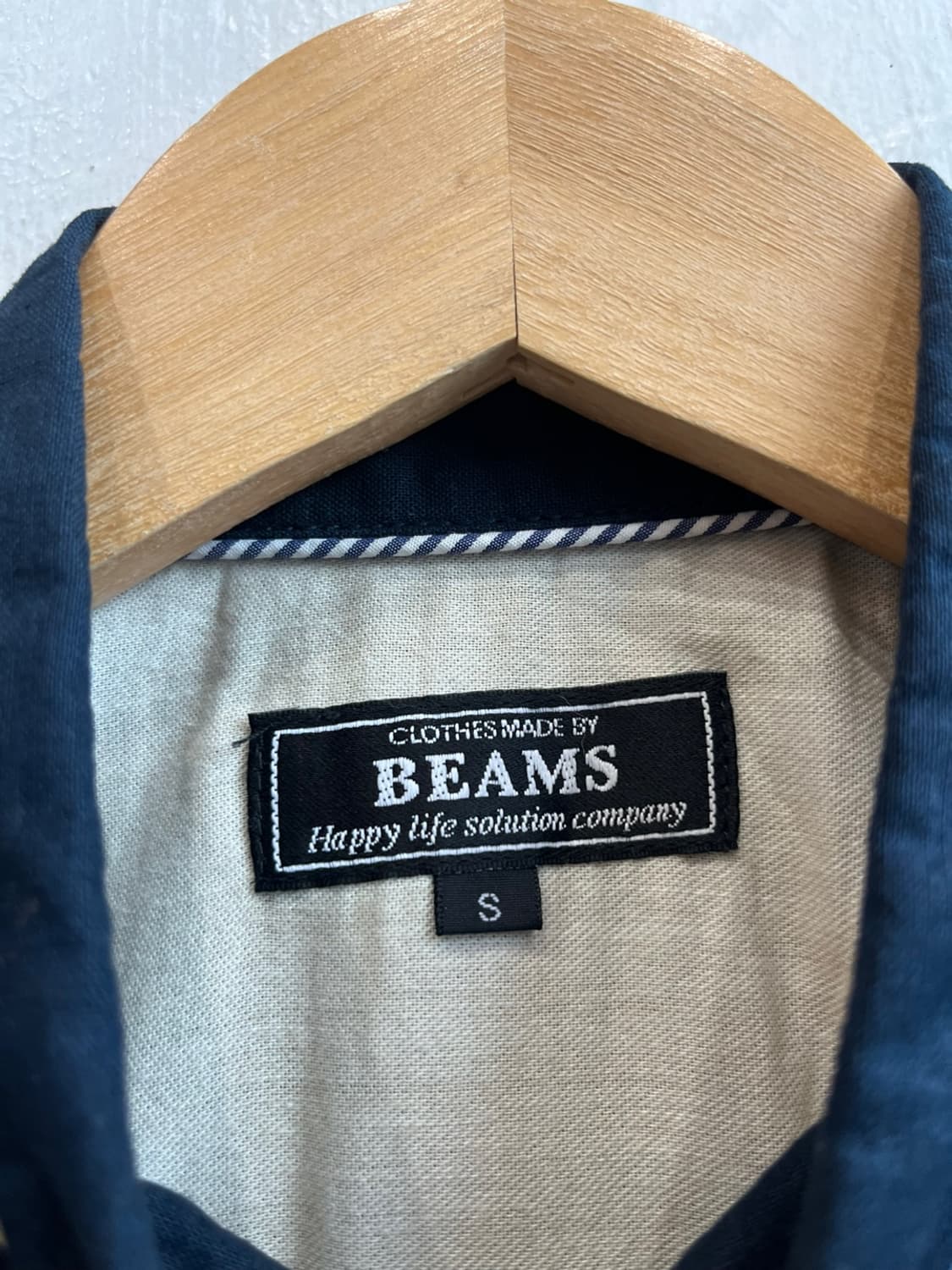 BEAMS 빔즈 린넨블렌디드 반팔 셔츠 상품이미지5